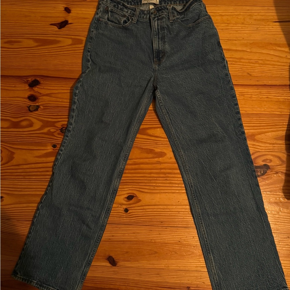 Abercrombie & Fitch High Rise Blue Jeans